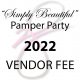 Simply Beautiful Pamper Party Vendor Fee